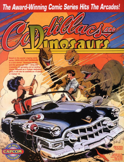 Cadillacs & Dinosaurs (930201 USA) Arcade Game Cover